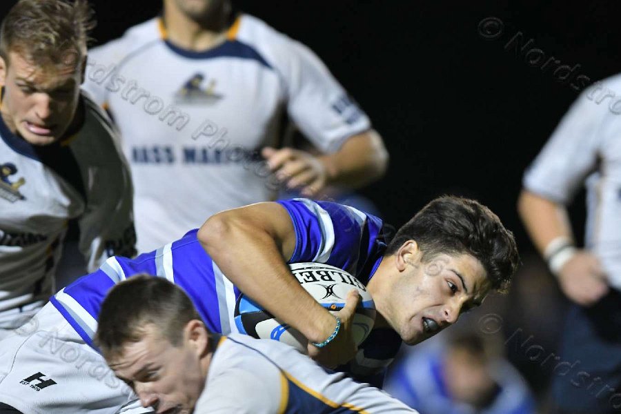 Wheaton Men\'s Rugby vs Mass Maritime.  Photo by Keith Nordstrom